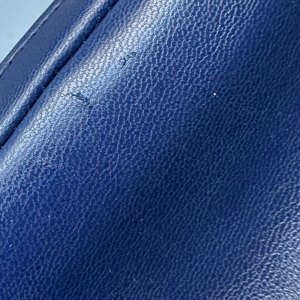 Steve Madden Blue Magenta Chain Crossbody Handbag - Picture 14 of 15